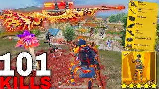 101 KILLS!🔥 MY NEW BEST KILL RECORD in NEW SEASON  3 MATCHES😍 PUBG MOBILE - BGMI