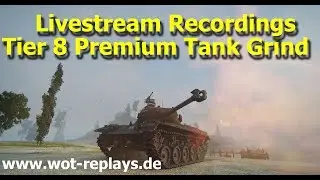Random Tier 8 premium tank grinding in platoon. German language :)