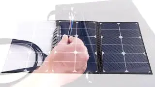 AIMS Power 60 Watt Foldable Portable Solar Panel