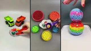 Satisfying Beautiful Beads, Colorful Balls, Haba Slope, Xylophone,  Falling Beads Reverse Video ◀️