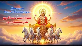 SURYA BHAGAVAN DEVOTIONAL SONG | தினமும் கேட்க வேண்டிய சூரிய பகவான் நமஸ்காரம் | DEVOTIONAL SONG