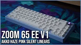 Zoom 65 EE V1 - Akko Haze Pink Silent Linears