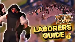 How To Get STARTED With Laborers In Albion Online 👉| Full Guide 📜🔥
