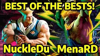 ⚡Street Fighter 6 ➥ NuckleDu (GUILE ガイル) VS MenaRD (BLANKA) 4K Master Ranks⚡