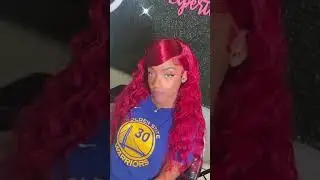 Swoop/ Crimps Frontal Wig Install with Custom Color &BabyHairs