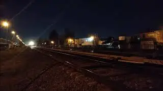 primer servicio de la nueva 0KM Locomotora MATERFER MTF3300 MF105+tren larga distancias once-bragado