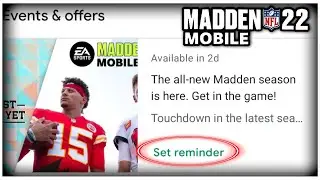 MADDEN MOBILE 22 RELEASE DATE IN PLAY STORE! AUGUST 20TH? - Madden Mobile 22