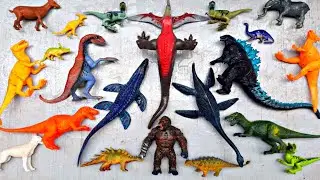 Hunting found Jurassic World Evolution 2  Skulcrawler T-rex Mosasaurus Godzilla Therizinosaurus Kong