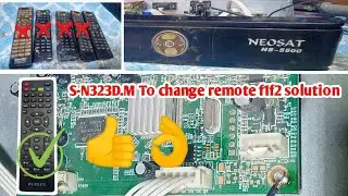 NEOSAT-NS-5500👉F1F2 remote change solution#all Electronics working