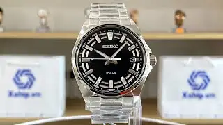 Xship.vn: Основные характеристики | Мужские кварцевые часы Seiko Classic с черным циферблатом SUR505P1