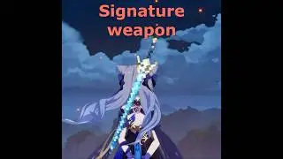 Keqing's secret SIGNATURE WEAPON is REAL! #keqing  #genshinimpact #genshin #hoyoverse #hoyocreators