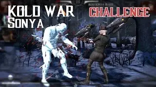 CHALLENGE Kold War SONYA BLADE (Normal) 50K Health!! MKX Mobile 1.13 iOS/Android