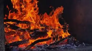 Relaxing Crackling Fire Sound 🔥 | Campfire Ambience for Sleep, Study & Relaxation (No Music)