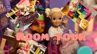 Barbie ￼Room tour🩷 #barbiedoll #toy #mini #awesomeness  
