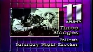 Saturday Night Shocker - Vintage Horror Outro - St. Louis - KPLR-TV Channel 11 + 3 Stooges Intro