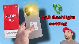 redmi a5 call flashlight setting || Redmi a5 || Redmi call flashlight setting