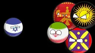 Israel Vs iran (Countryball)