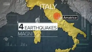 Four Strong Earthquakes Hit Central Italy