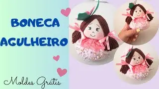 🔴 Olha que legal esse AGULHEIRO ou ALFINETEIRO! [MOLDES GRÁTIS]