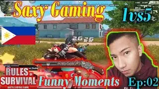 !1vs5 SAXY Gaming Best Shotgun Montage Kill , Rules Of Survival,Saxy ROS, Rules Of Videos