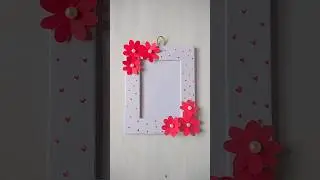DIY- Photo frame | How to make photo frame with cardboard #diy #photoframe #craft