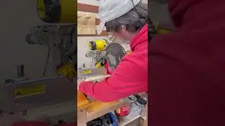 Miter Saw Tip #woodworking #diy #mitersaw