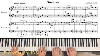 A. Diabelli - Sonatina No.2 in G major op. 163 (Piano 4 Hands)