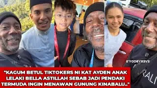 FOREIGNER JUMPA BELLA & SYED SADDIQ SEWAKTU MENDAKI GUNUNG KINABALU SIAP LUAH RASA BANGGA KAT AYDEN.
