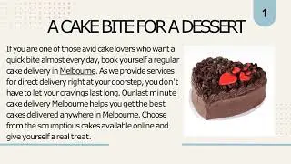 Same day cakes delivery in Melbourne