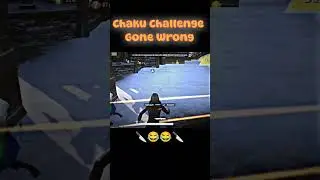 Chaku challenge gone wrong 🙂🙂 #funny #bgmi