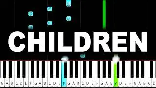 Robert Miles - Children - Piano Tutorial
