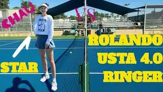 Tennis Battle of the Sexes | Chau vs Rolando the Ringer 4.0 USTA