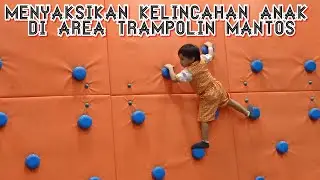 Bermain Trampolin di Manado. Loncat Loncat Gembira di Kidzilla Mantos