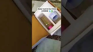 Water test kit 💧✅unboxing for FSSAI LICENSE In food delivery from PURITY PORTAL.COM 📦📦🛒🛒😊😊.