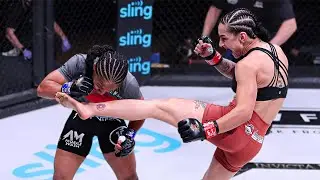 Emily Ducote's Punch and Kick Combo Put Danielle Taylor to Sleep! | Invicta FC 44