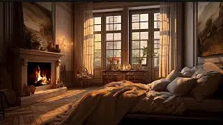 4 Hours of Deep Relaxing Piano Music 🕯️ Cozy Fireplace Ambience for Sleep, Stress Relief & Focus