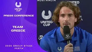 Team Greece Press Conference | United Cup 2025