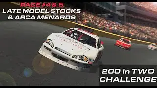 200 in Two Challenge | Races 4 & 5: Late Model Stocks and ARCA at Charlotte