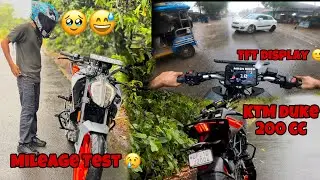 KTM DUKE 200 MILEAGE TEST |New Model Duke 200 mileage test |ktm duke 200 new model 2025 mileage test
