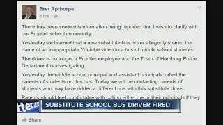 Bus driver fired over inappropriate video
