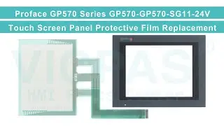 Pro-face GP570-SG11-24V Touch Panel Front Overlay