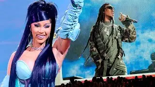 AMAs: Watch Cardi B's Surprise Performance With GloRilla After Takeoff Tribute