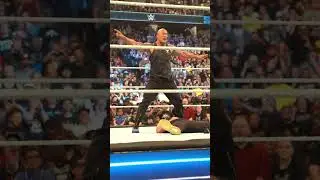 The most electrifying move in Sports Entertainment! The Rock delivers the People&rsquo;s Elbow 🔥🔥