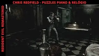 Piano and clock puzzles with Chris - RE Remastered (PS4/PS5)