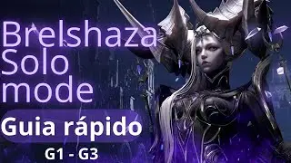 Guia rápido. Solo mode Brelshaza 1-3 com Scrapper Taijutsu 1540!