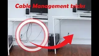 Best Life Hacks For Gaming PC Desk Cable Management 2021 | Amazon Product