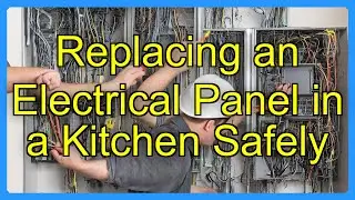 Replacing an Electrical Panel in a Kitchen Safely