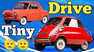 Top 5 Microcars: The Smallest Cars in History #REVAi #peelp50 #Vespa400 #PeelTrident #isetta #bmw