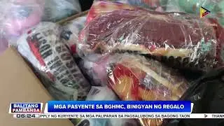 Mga pasyente sa BGHMC, binigyan ng regalo