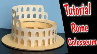 How to make Rome Colosseum Model With Paper | Diy Paper Things | By Best Creative Hands
